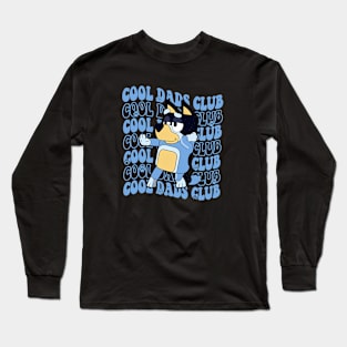 Blu Cool Dad Club bandit Cool Dad Funny Cute Long Sleeve T-Shirt